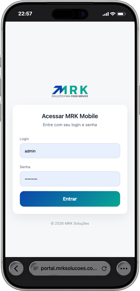 MRK Mobile no celular